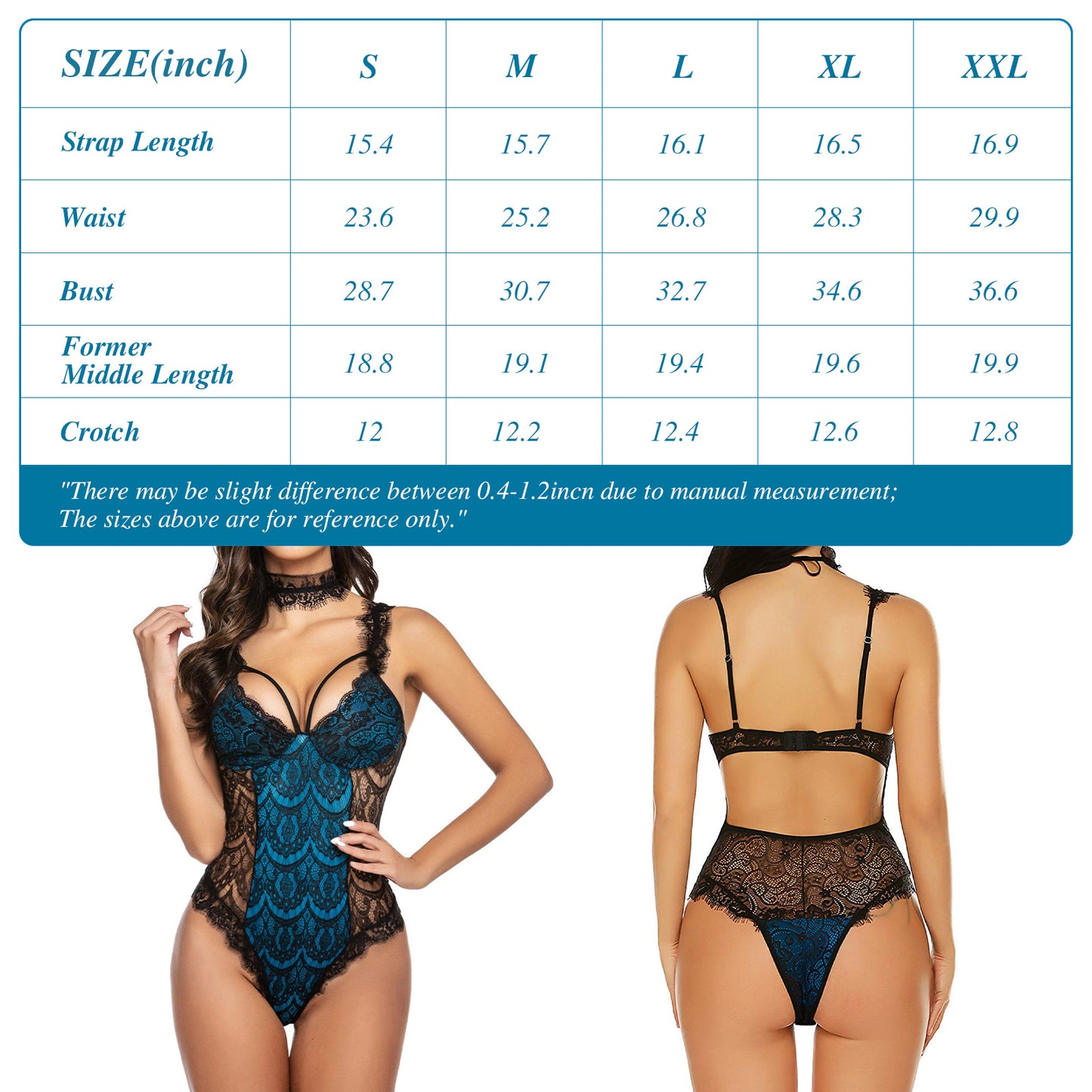 Women's Sexy Bodysuit Lace Lingerie (One Piece/Backless)