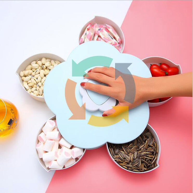 Flower Type Rotating Snack Holder