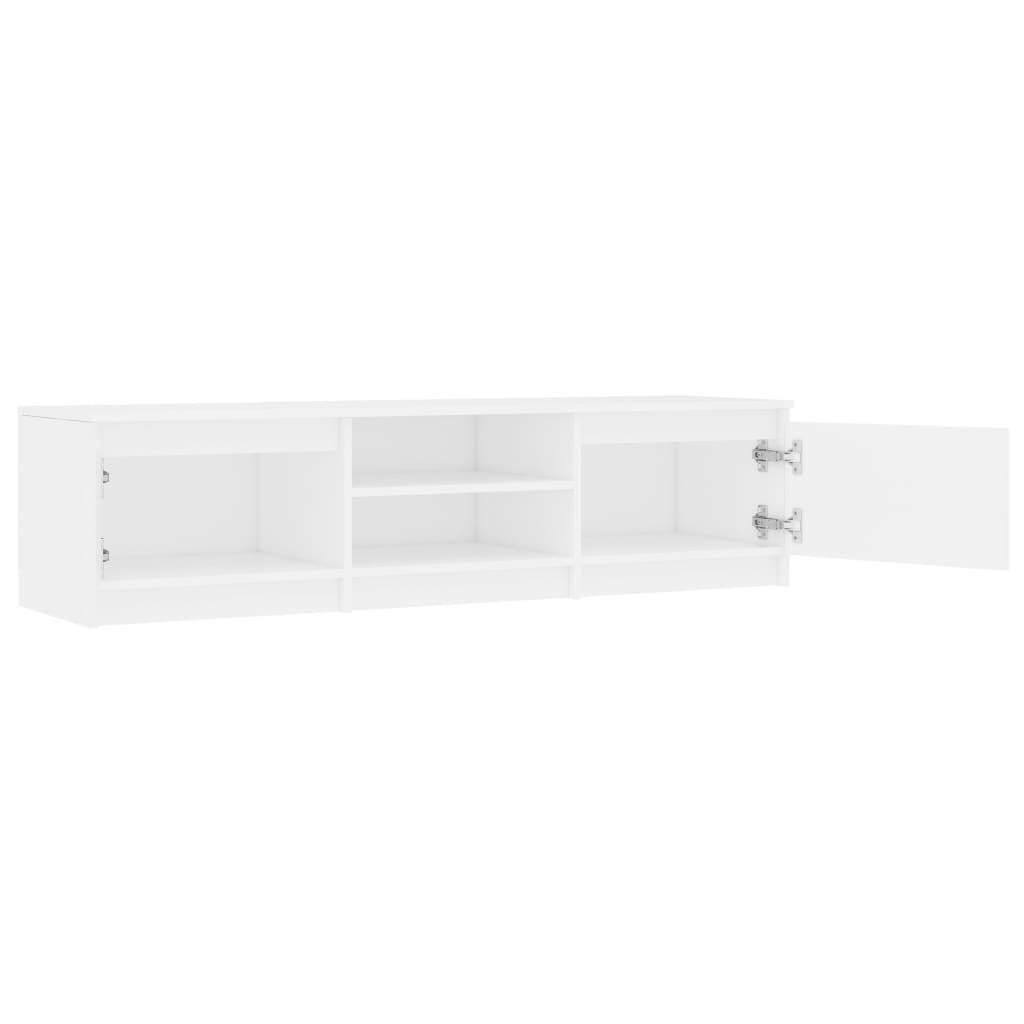 TV Cabinet White 55.1"x15.7"x13.9" Chipboard