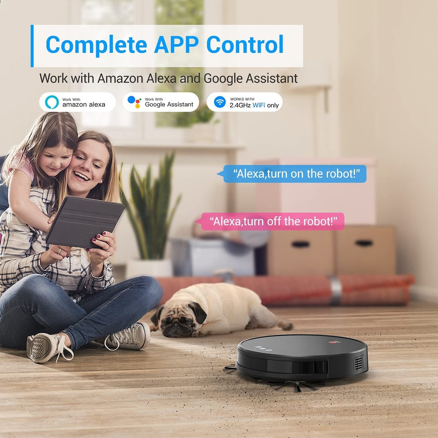 Lefant® U180 3-in-1 Robot Vacuum Cleaner Suitable For Families With Pets