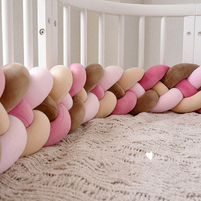 Homejoy Heightening Braided Crib Bumpers