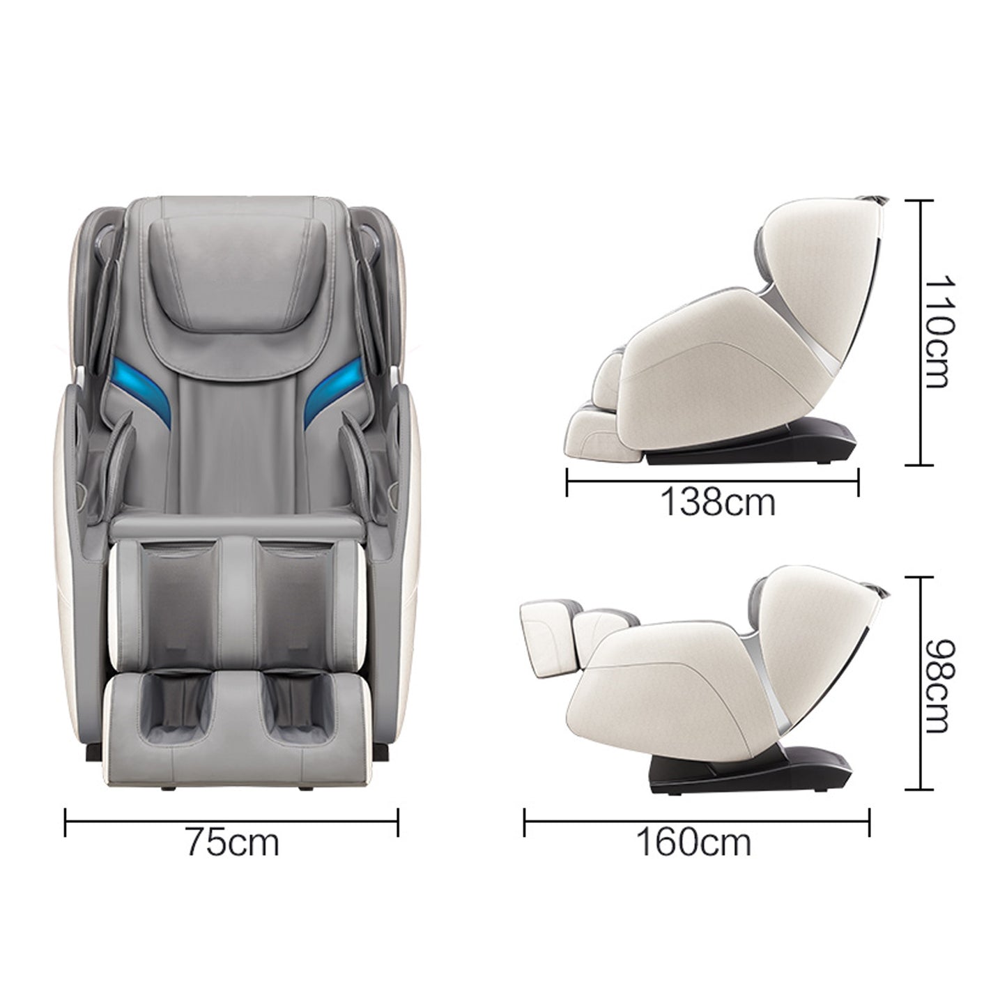 Leather- Zero Gravity Multifunction Massage Chair