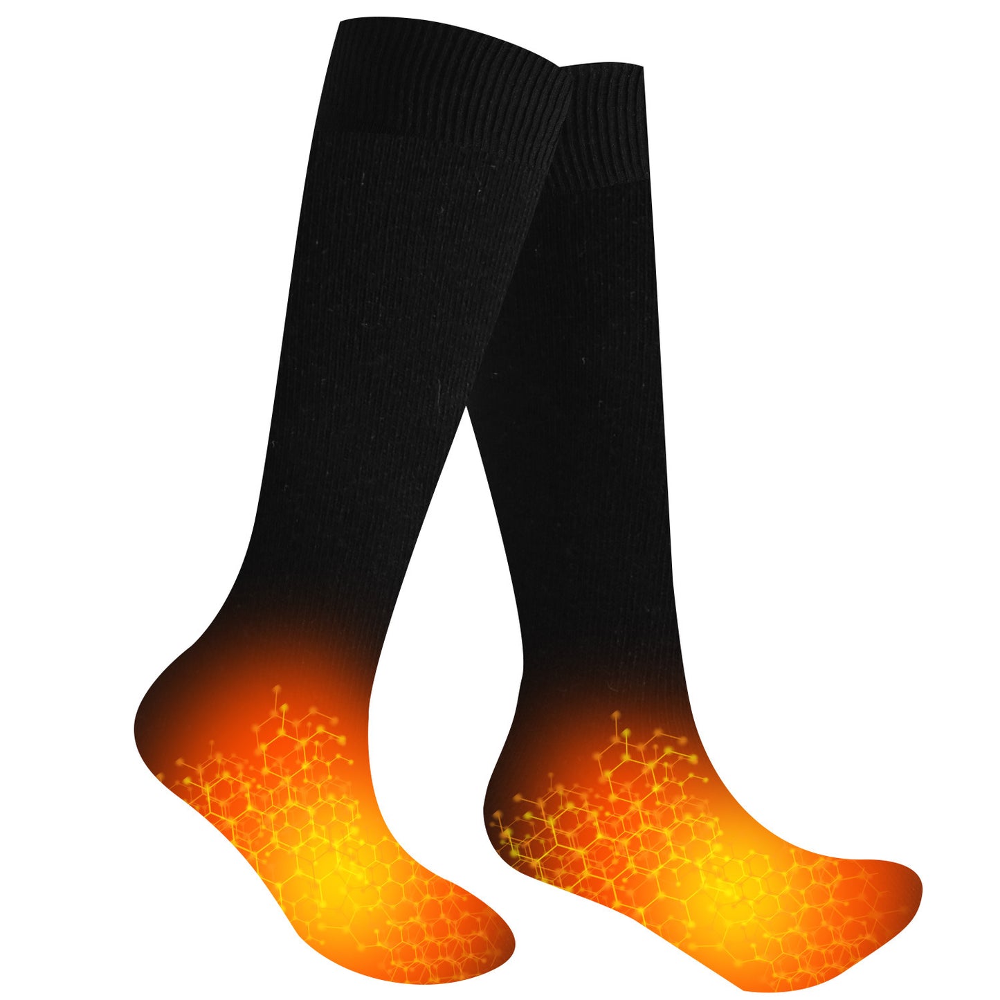 Unisex Electric Heated Socks w/ Rechargeable Battery