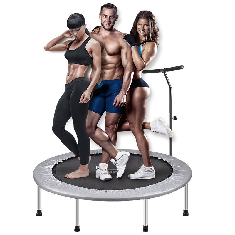 Indoor/Outdoor Mini Trampoline for Adults, Max Load 300lbs