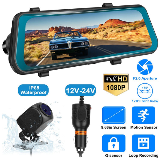 FHD 1080P Car DVR Dash Camera w/ G Sensor Parking Monitor