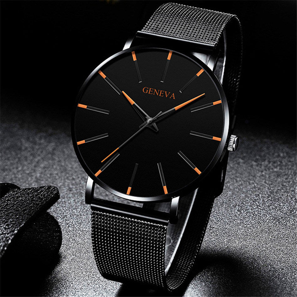 Men's GENEVA Mesh Quartz Men Watch