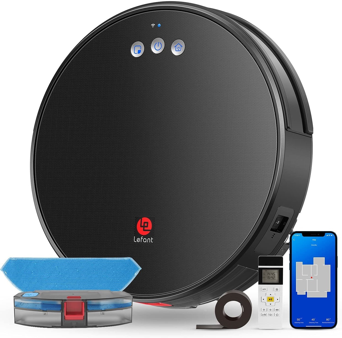 Lefant® U180 3-in-1 Robot Vacuum Cleaner Suitable For Families With Pets