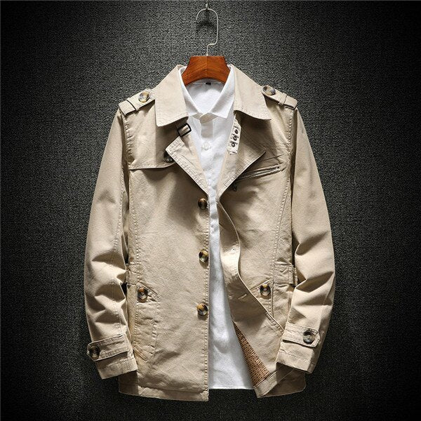 Spring/Autumn Cotton Trench Jacket