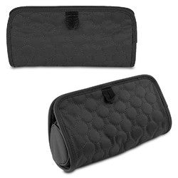 Travelon Cosmetic Clutch w/ Removable Center Pouch, Black Quilted