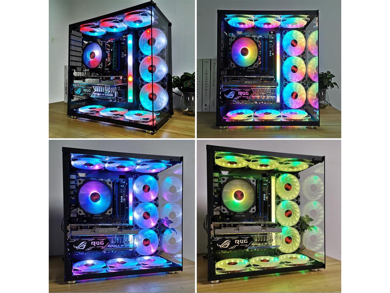 RGB Color Changing LED Fan with Remote Control