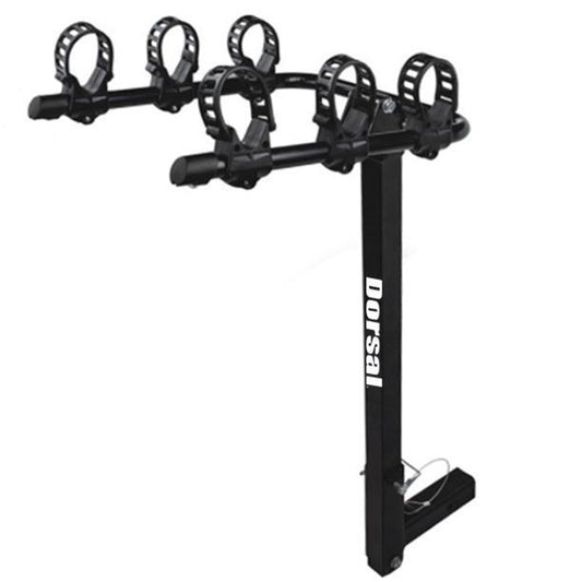 DORSAL Hitch Mount Bike Carrier Rack (Fits 3 Bikes For 2" Receivers)