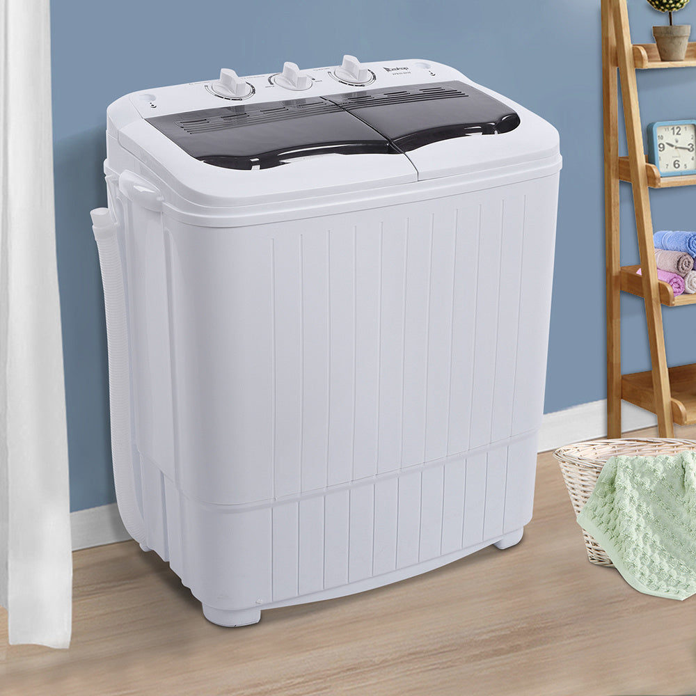 Semi-automatic Gray Cover Washing Machine