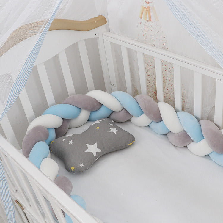 Homejoy Heightening Braided Crib Bumpers