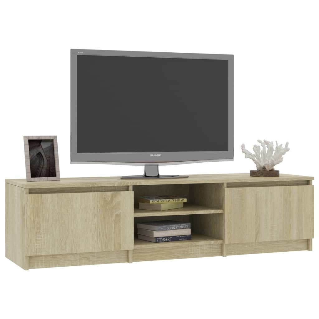 TV Cabinet Sonoma Oak 55.1"x15.7"x13.9" Chipboard