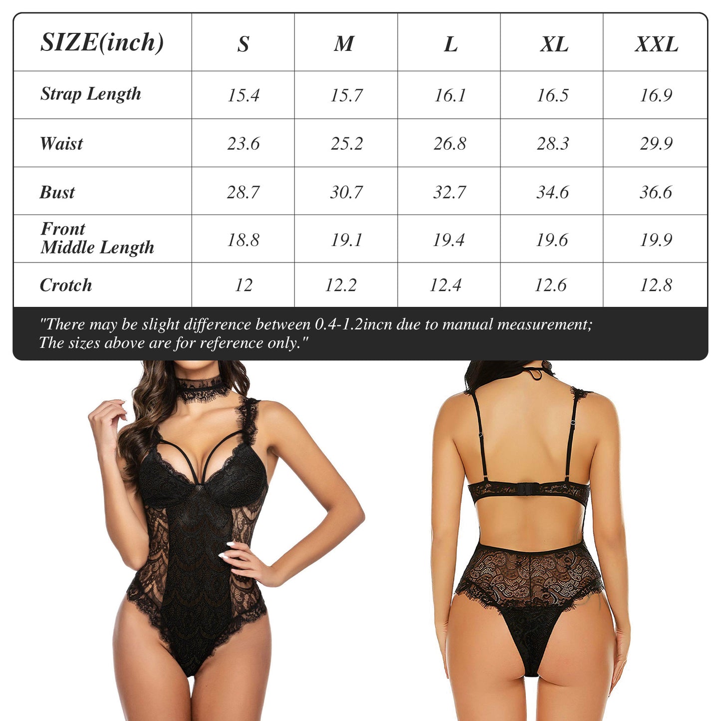 Women's Sexy Bodysuit Lace Lingerie (One Piece/Backless)