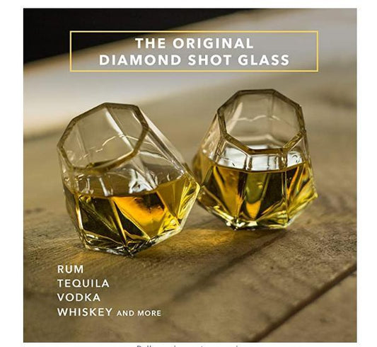 Diamond Tilt Shot Glass