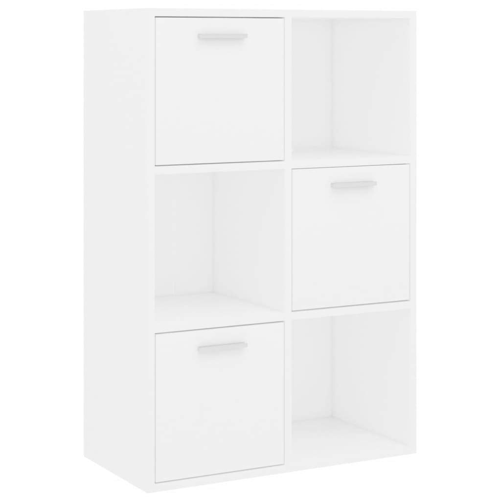 Storage Cabinet White 23.6"x11.6"x35.4" Chipboard