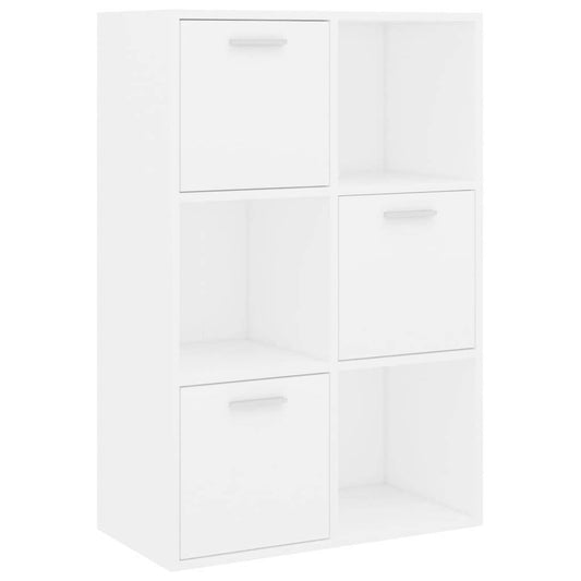 Storage Cabinet White 23.6"x11.6"x35.4" Chipboard