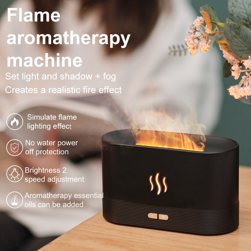 Aroma Diffuser Flame Light Mist Humidifier