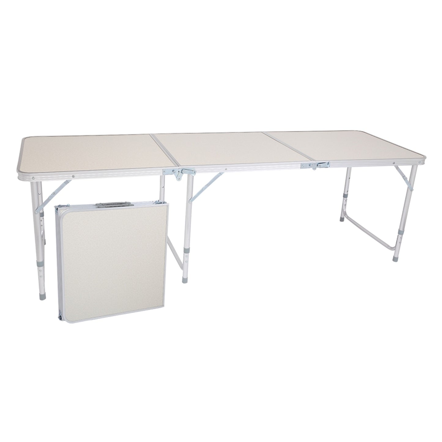 Aluminum Alloy Portable Folding Table (Indoor/Outdoor Picnic, Camping, Dining Party)