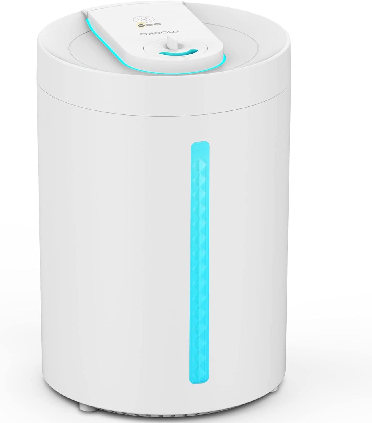 MOOKA Cool Mist Humidifier, 2-in-1 Top Fill Humidifier