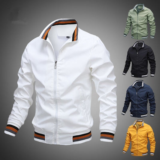 Men's Cotton Bomber Windbreaker Jacket