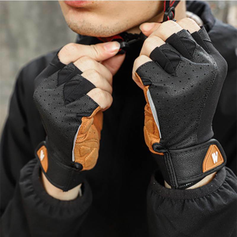 West Riding Half-finger Gloves w/ Shock Absorption