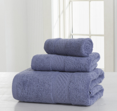 Cotton Double-Sided Skin-Friendly Bath Towel Set