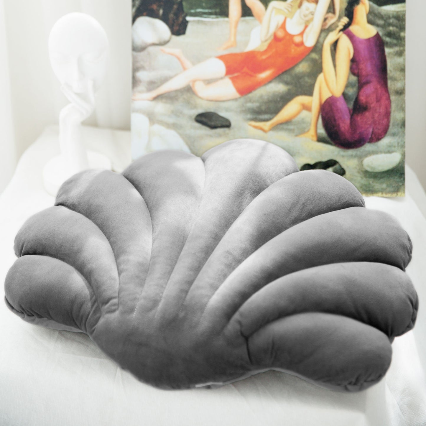 Velvet Sea Shell Pillow (Single/Double)