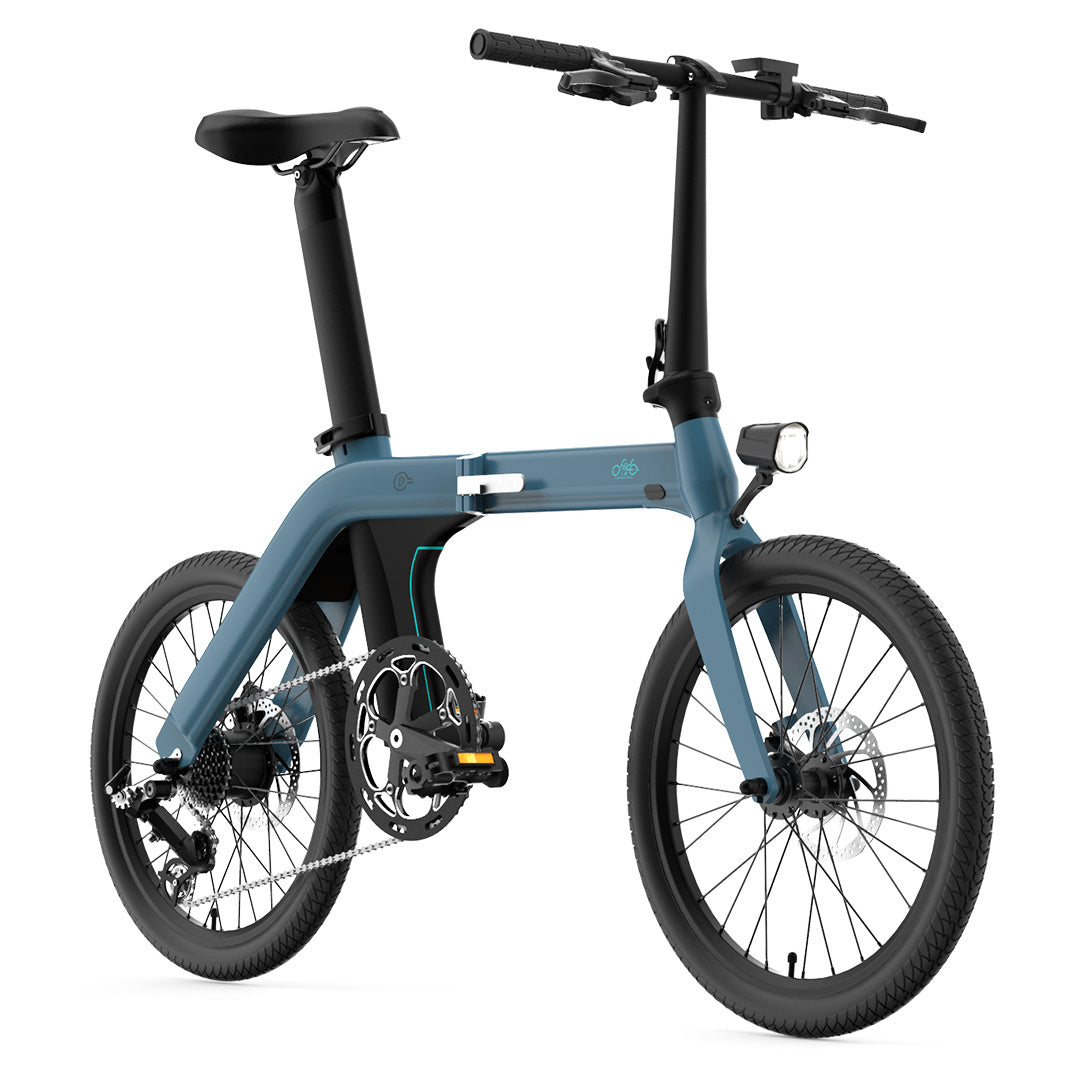 Fiido D11 20" Lightweight Folding Electric Bicycle 250W Motor 7 Speed Derailleur 3 Mode LED Display