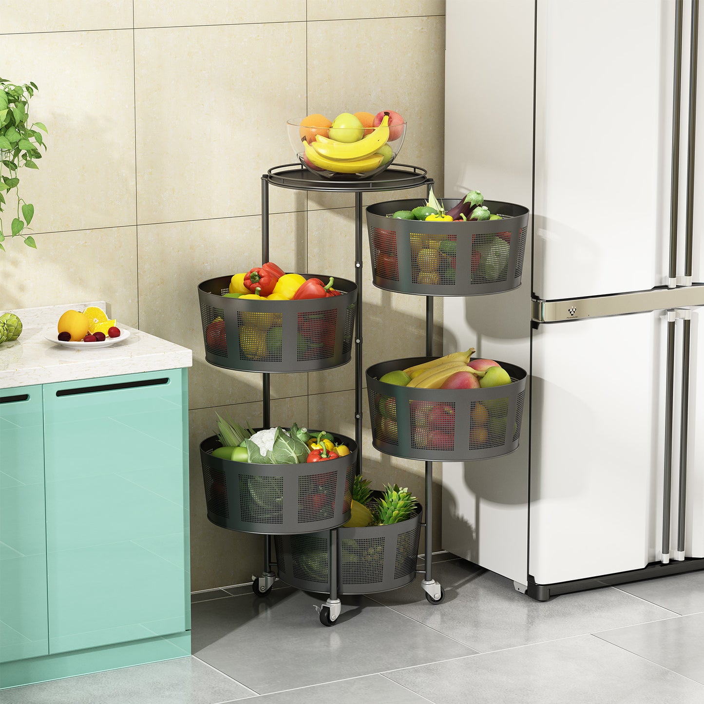 Indoor/Outdoor 3-5 Layer Kitchen/Party Organizers