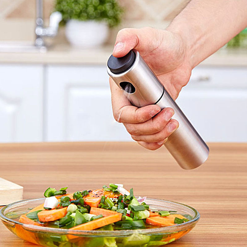 Olive Oil Sprayer Refillable Stainless Steel Wine, Oil and Vinegar Pump Sprayer