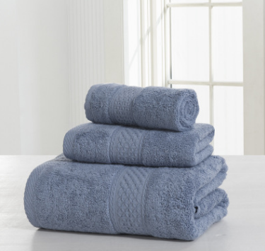 Cotton Double-Sided Skin-Friendly Bath Towel Set