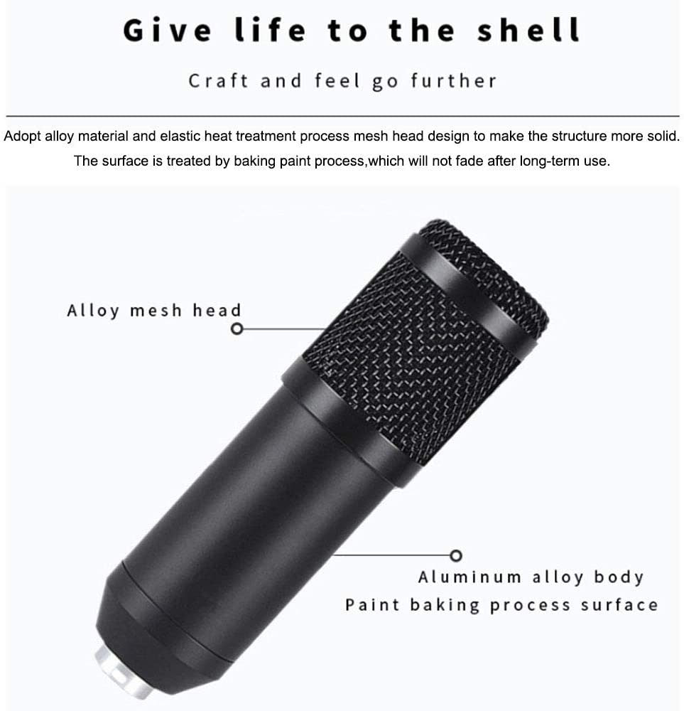 New Capacitance Microphone Set for Computer Recording and Mobile Phone