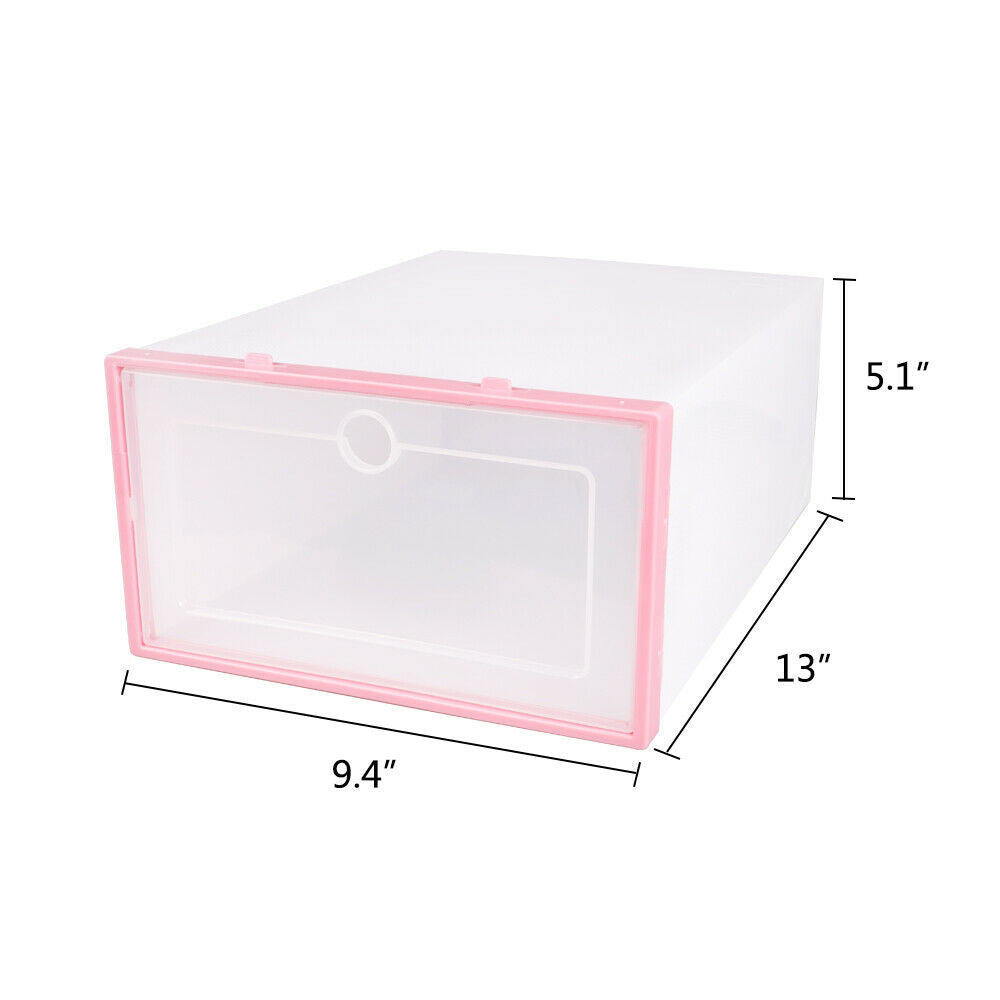 12/24/36pcs Shoe Storage Boxes Foldable Shoe Container