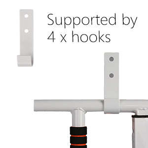 Wall Mounted Pull Up Bar Multifunctional Home Gym