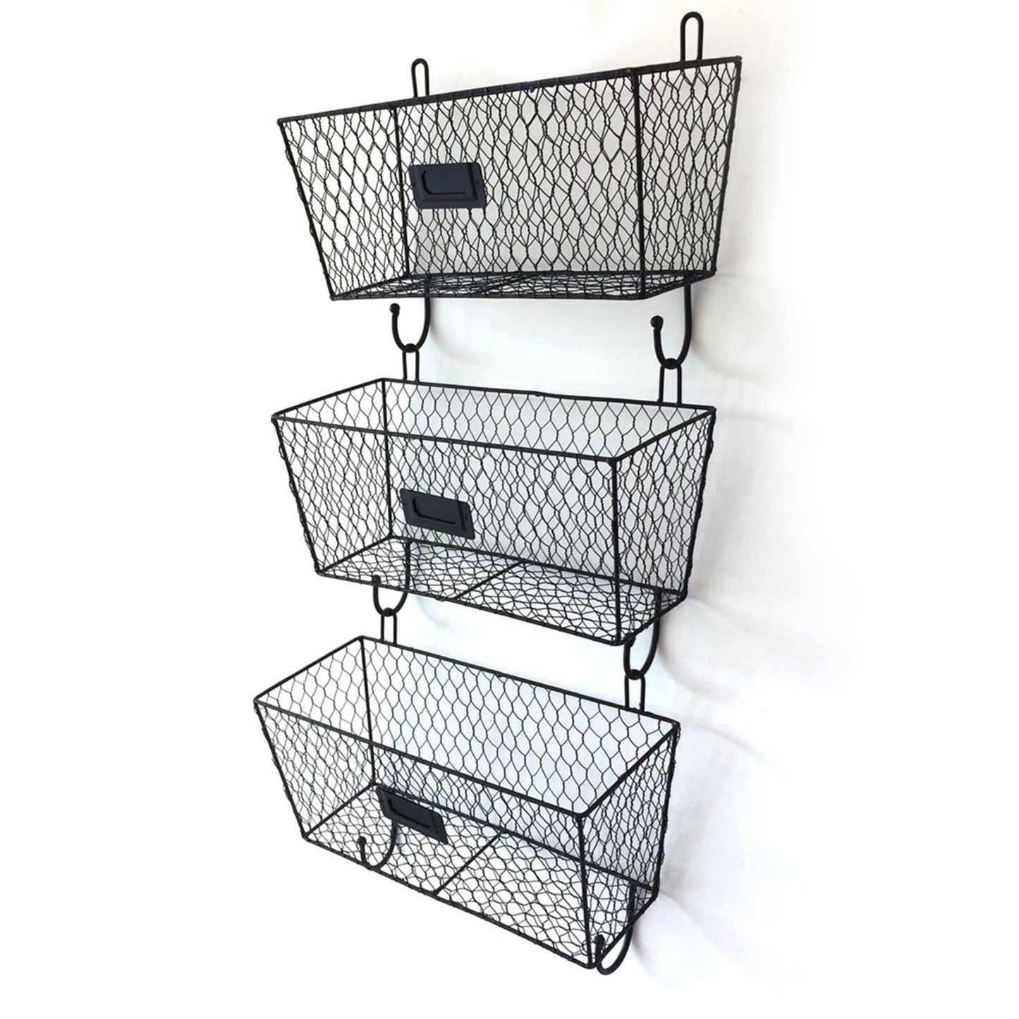 3pcs Wire Mount Metal Rack (for Kitchen, Bathroom, Laundry, Closet, Garage, Office, etc.)