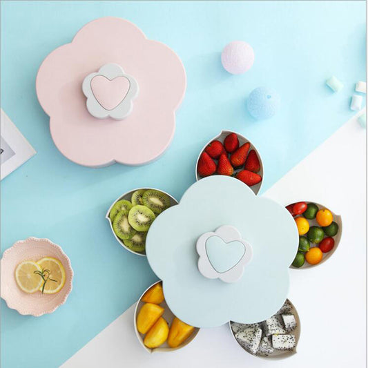 Flower Type Rotating Snack Holder