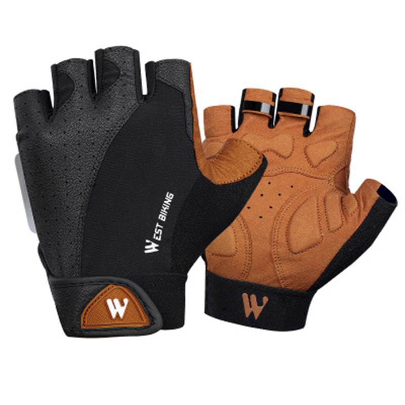 West Riding Half-finger Gloves w/ Shock Absorption