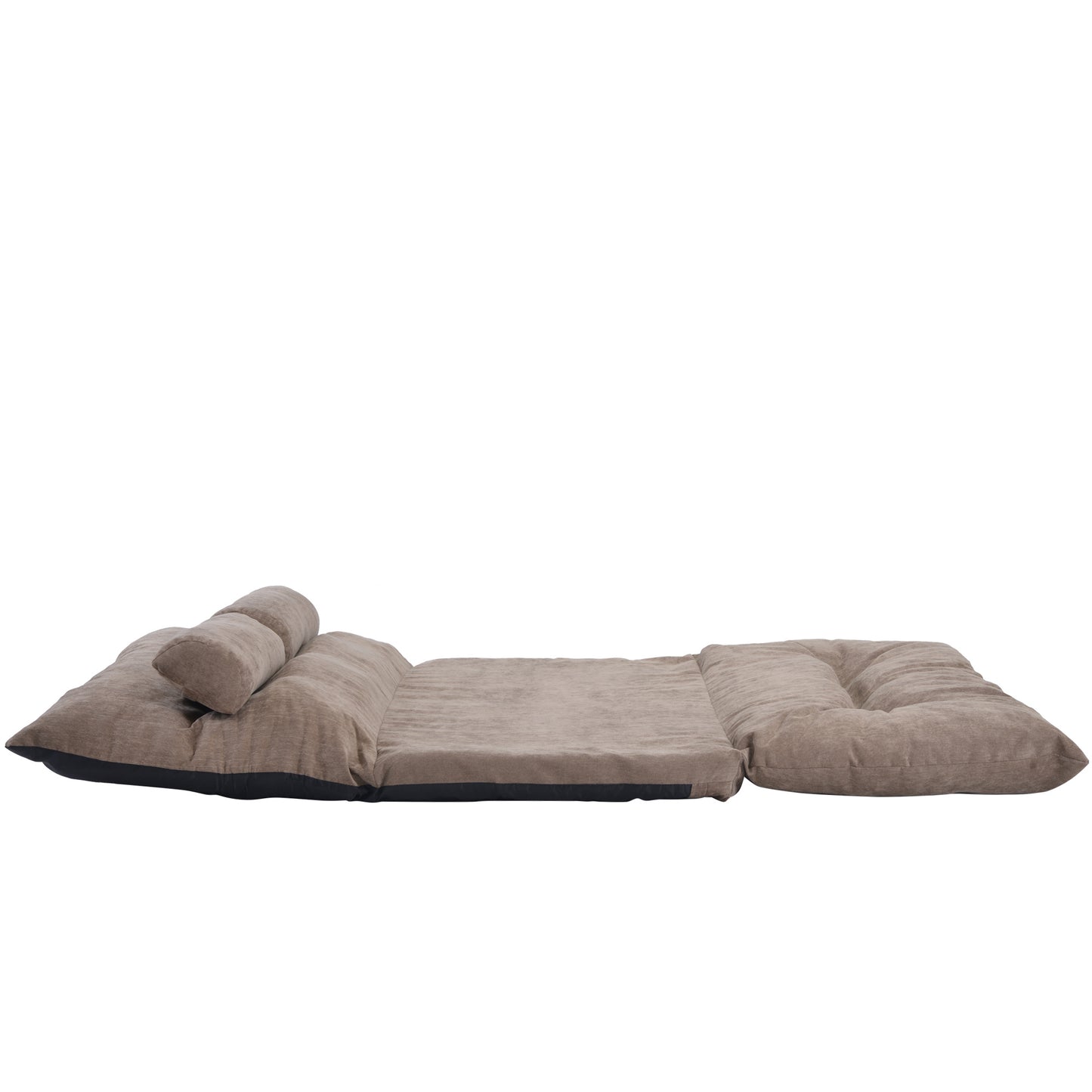 Folding Futon Sofa with Two Pillows