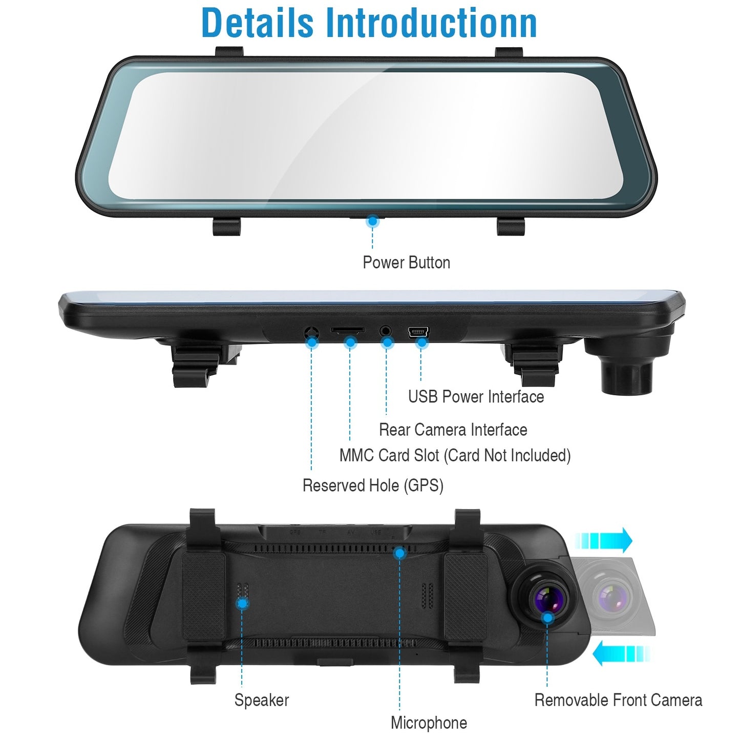 FHD 1080P Car DVR Dash Camera w/ G Sensor Parking Monitor