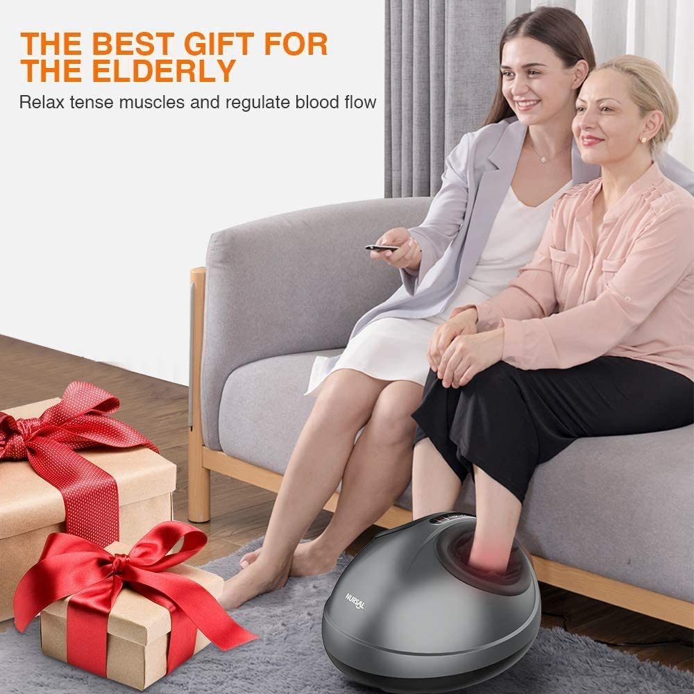 NURSAL Electric Shiatsu Foot Massager for Deeply Relax The Feet