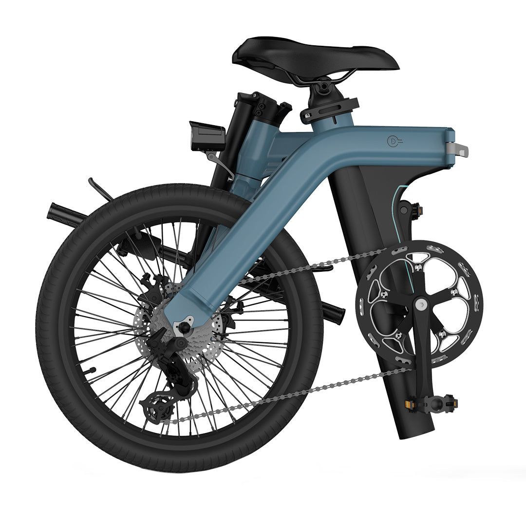 Fiido D11 20" Lightweight Folding Electric Bicycle 250W Motor 7 Speed Derailleur 3 Mode LED Display