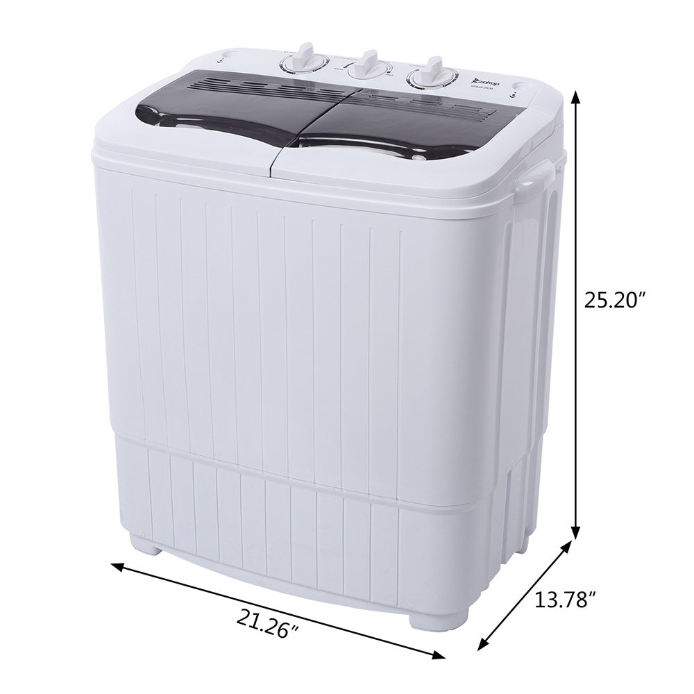 Semi-automatic Gray Cover Washing Machine