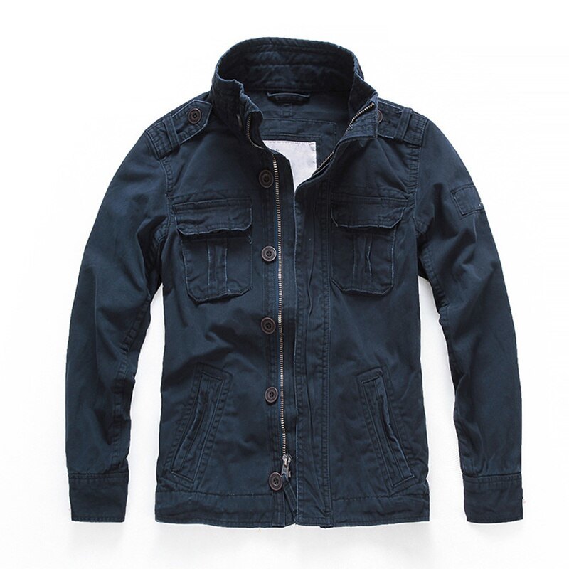 Men's Stylish Tactical Denim Jacket