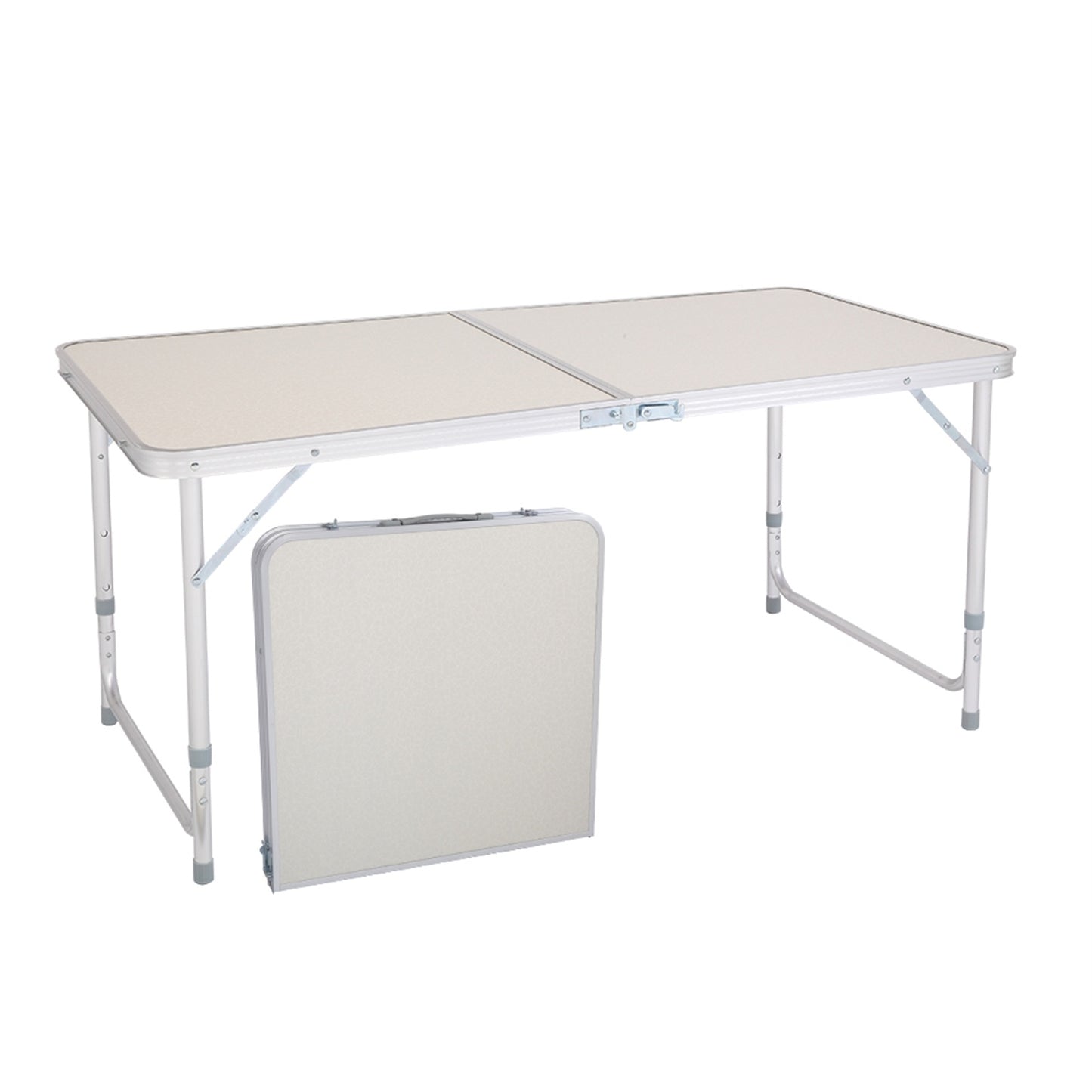 Aluminum Alloy Portable Folding Table (Indoor/Outdoor Picnic, Camping, Dining Party)