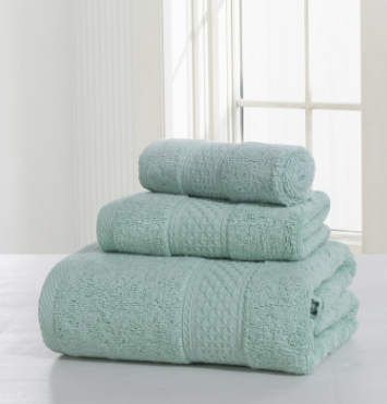 Cotton Double-Sided Skin-Friendly Bath Towel Set