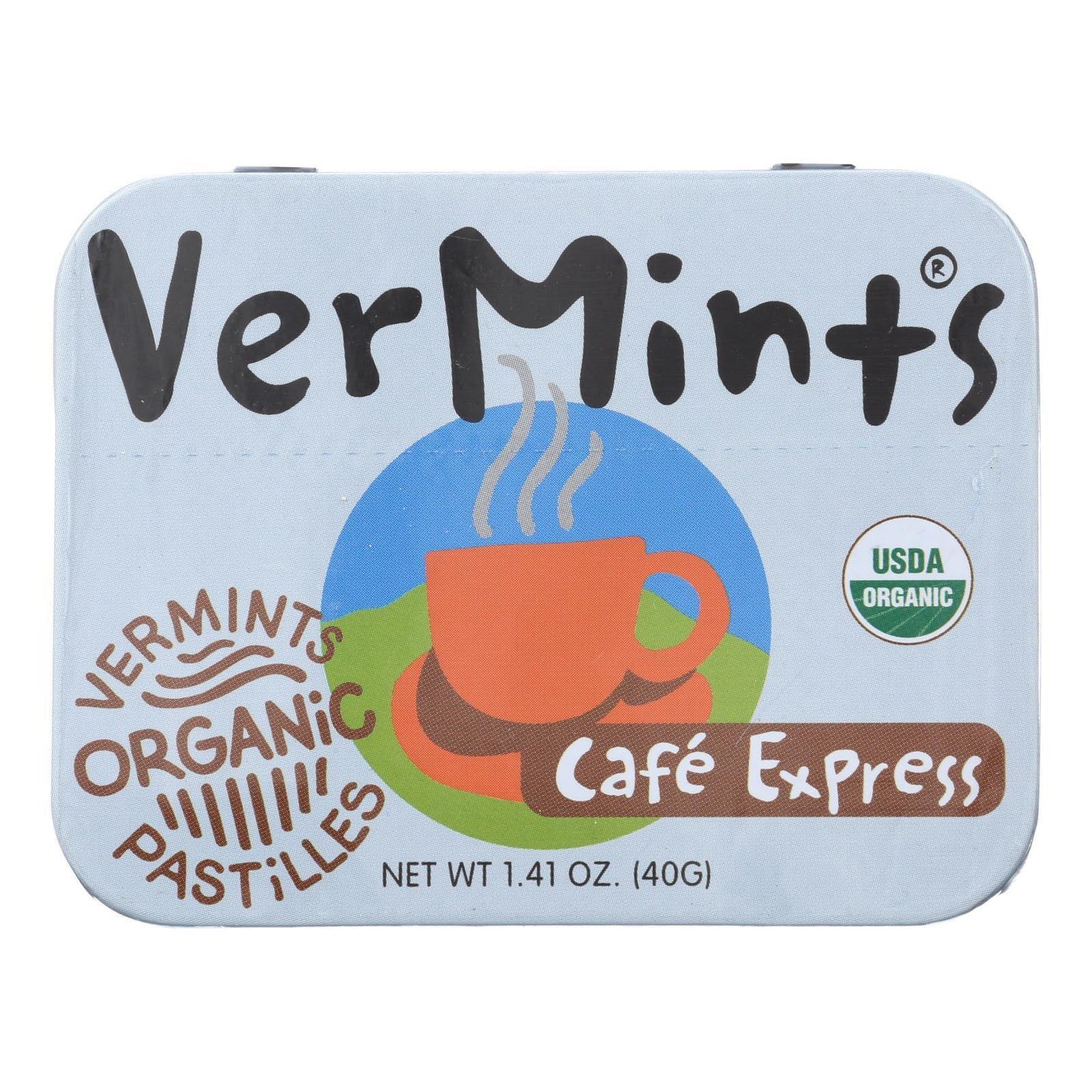 VerMints Pastilles - All Natural - Cafe Express - 1.41 oz - Case of 6