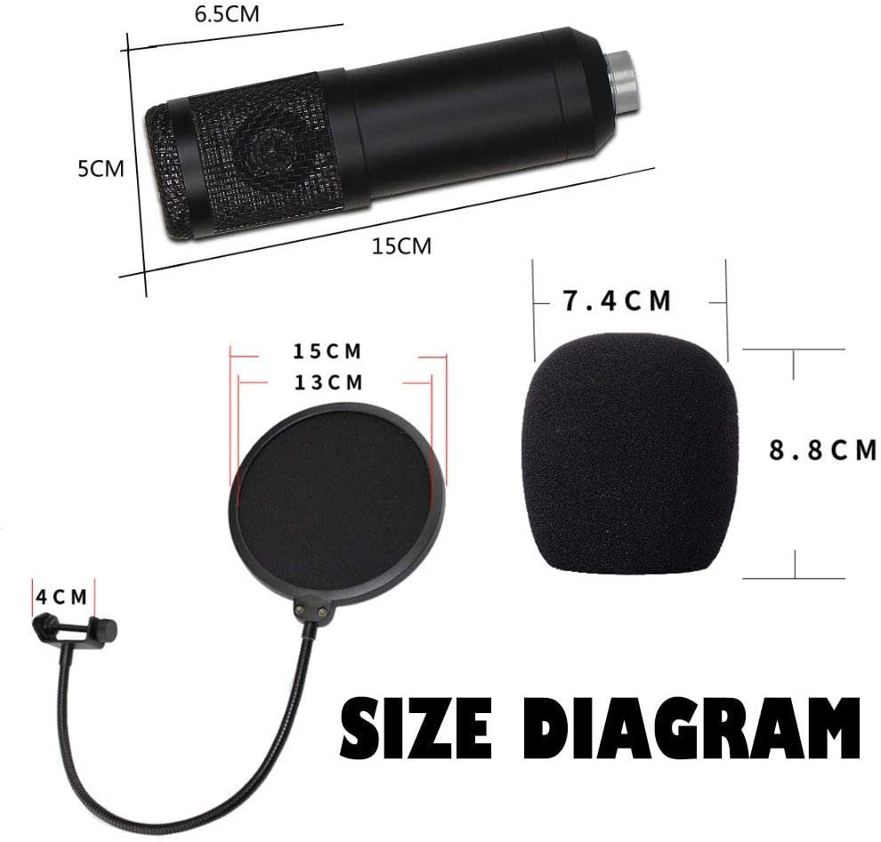 New Capacitance Microphone Set for Computer Recording and Mobile Phone