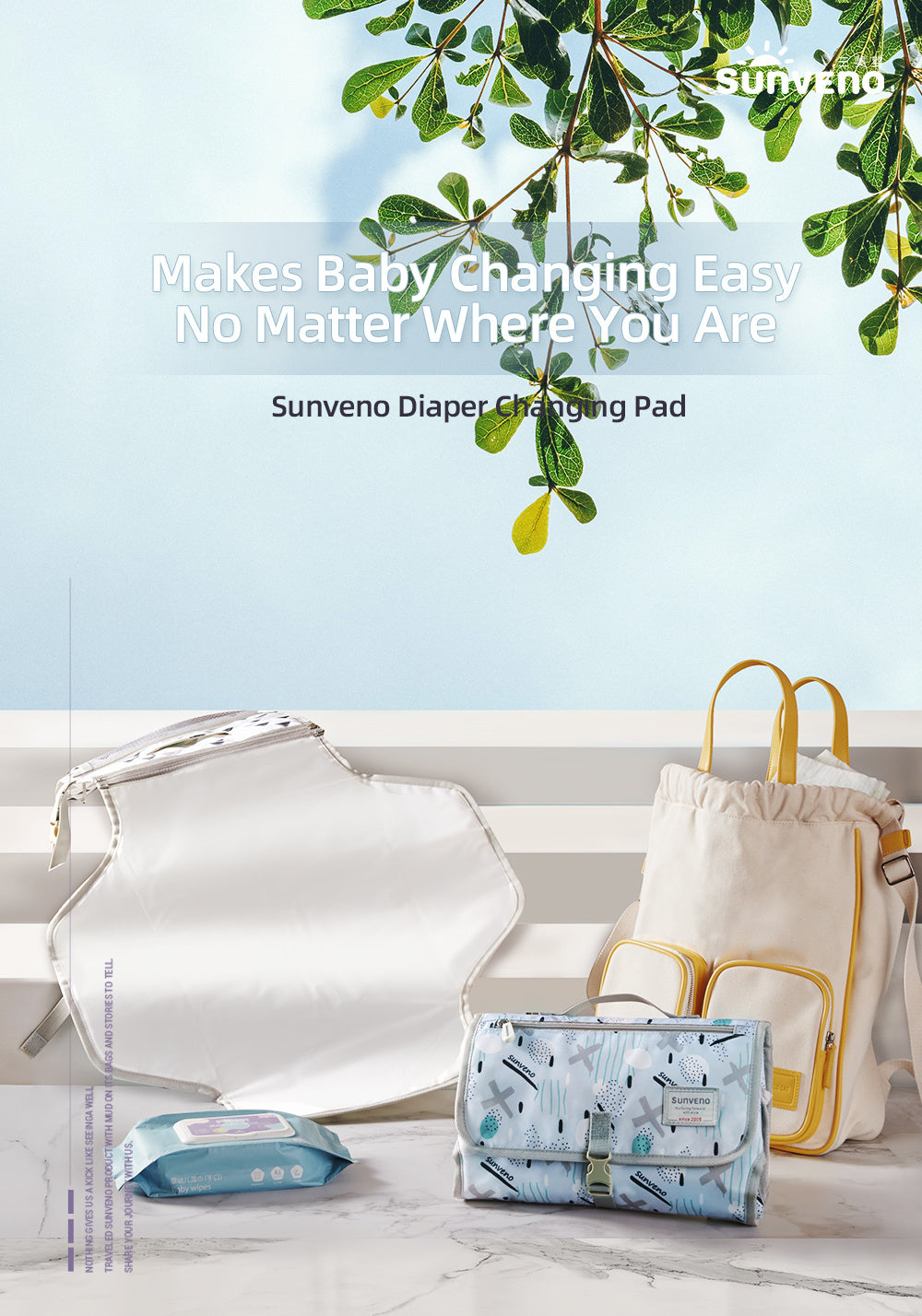 Sunveno Waterproof Baby Changing Mat